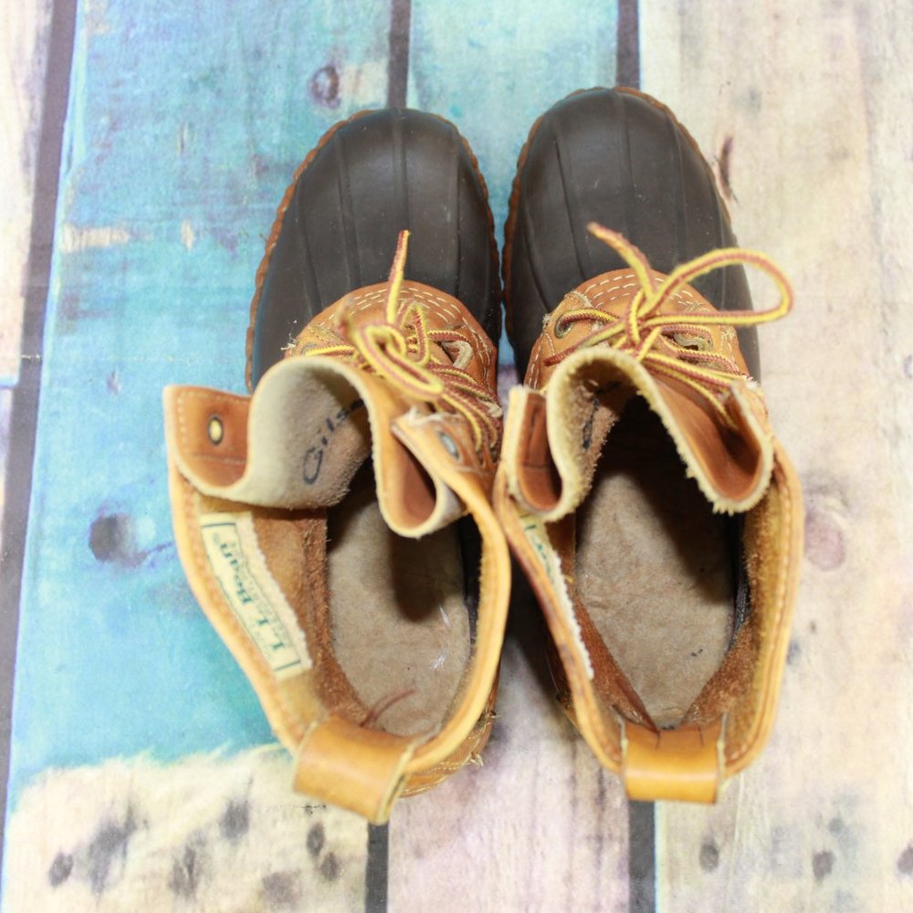 VTG LL Bean Maine Hunting Shoe Duck Boots Size 9 - Picture 6 of 8
